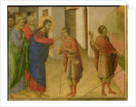 The Healing of the Man born Blind, c.1308-11 by Duccio di Buoninsegna