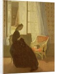 Woman Sewing at a Window by Gwen John