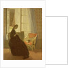 Woman Sewing at a Window by Gwen John