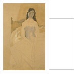 Self Portrait, Naked, Sitting on a Bed by Gwen John