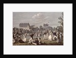 Ball Games at Atzenbrugg with Franz Schubert and friends seated in the foreground by Leopold Kupelwieser
