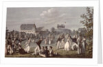 Ball Games at Atzenbrugg with Franz Schubert and friends seated in the foreground by Leopold Kupelwieser