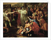 The Adoration of the Golden Calf, before 1634 by Nicolas Poussin