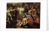 The Adoration of the Golden Calf, before 1634 by Nicolas Poussin