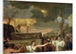 The Adoration of the Golden Calf, before 1634 by Nicolas Poussin