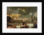 The Adoration of the Golden Calf, before 1634 by Nicolas Poussin