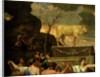 The Adoration of the Golden Calf, before 1634 by Nicolas Poussin