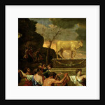 The Adoration of the Golden Calf, before 1634 by Nicolas Poussin