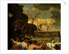 The Adoration of the Golden Calf, before 1634 by Nicolas Poussin