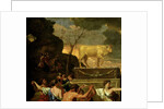 The Adoration of the Golden Calf, before 1634 by Nicolas Poussin