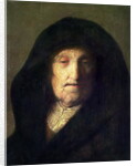 The Artist's Mother by Rembrandt Harmensz. van Rijn