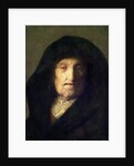 The Artist's Mother by Rembrandt Harmensz. van Rijn