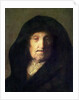 The Artist's Mother by Rembrandt Harmensz. van Rijn