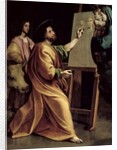 St. Luke Painting the Virgin by Sanzio of Urbino Raphael