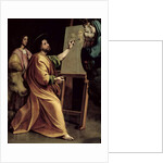 St. Luke Painting the Virgin by Sanzio of Urbino Raphael