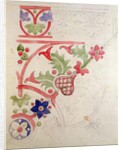 Floral design for the House of Lords' Library by Augustus Welby Northmore Pugin