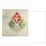 Stained glass window design for the Houses of Parliament by Augustus Welby Northmore Pugin