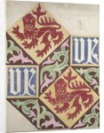 Floor design for the Houses of Parliament by Augustus Welby Northmore Pugin