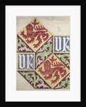 Floor design for the Houses of Parliament by Augustus Welby Northmore Pugin