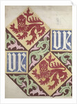 Floor design for the Houses of Parliament by Augustus Welby Northmore Pugin