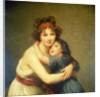 Madame Vigee-Lebrun and her Daughter, Jeanne-Lucie-Louise known as Julie by Elisabeth Louise Vigee-Lebrun