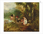 Embarkation for Cythera, 1717 by Jean Antoine Watteau
