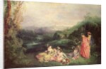 Peaceful Love, c.1718-19 by Jean Antoine Watteau