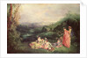 Peaceful Love, c.1718-19 by Jean Antoine Watteau