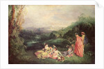 Peaceful Love, c.1718-19 by Jean Antoine Watteau