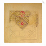 Ceiling design for the Palace of Westminster by Augustus Welby Northmore Pugin