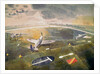 R.A.F. planes on an airfield, 1942 by Eric Ravilious