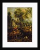 An Autumn Landscape with a view of Het Steen in the Early Morning, c.1636 by Peter Paul Rubens