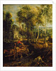 An Autumn Landscape with a view of Het Steen in the Early Morning, c.1636 by Peter Paul Rubens