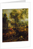 An Autumn Landscape with a view of Het Steen in the Early Morning, c.1636 by Peter Paul Rubens