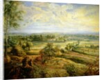 An Autumn Landscape with a view of Het Steen in the Early Morning, c.1636 by Peter Paul Rubens