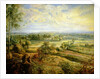 An Autumn Landscape with a view of Het Steen in the Early Morning, c.1636 by Peter Paul Rubens