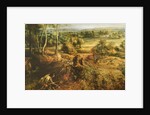 An Autumn Landscape with a view of Het Steen in the Early Morning, c.1636 by Peter Paul Rubens