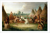 North American Medicine Pipe Stem Dance by Paul Kane