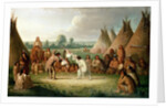 North American Medicine Pipe Stem Dance by Paul Kane