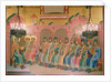 St. Vladimir, Grand Duke of Kiev and his Sons, mural by Palekh masters in the Faceted Chamber, 1882 by School Russian