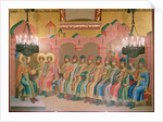 St. Vladimir, Grand Duke of Kiev and his Sons, mural by Palekh masters in the Faceted Chamber, 1882 by School Russian