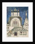 Unrealised design for a church at Talashkono, 1899 by Mikhail Aleksandrovich Vrubel