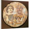 Tondo: Panel of the family of Septimius Severus, c.200 AD by Roman Period Egyptian