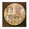 Tondo: Panel of the family of Septimius Severus, c.200 AD by Roman Period Egyptian