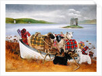 Sheep with Tartan, 1999 by E.B. Watts