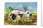 Rabbit and Guinea Pig, 1998 by E.B. Watts