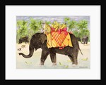 Elephants with Bananas, 1998 by E.B. Watts