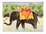 Elephants with Bananas, 1998 by E.B. Watts