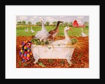 Geese in Bathtub, 1998 by E.B. Watts