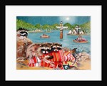 Racoons, 2000 by E.B. Watts